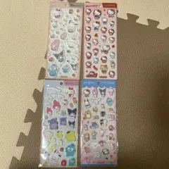 サンリオ　ぷっくりシール　4点セット
