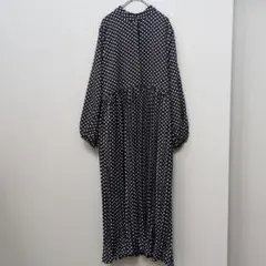 ヌキテパ】ドット ロングワンピース - メルカリ