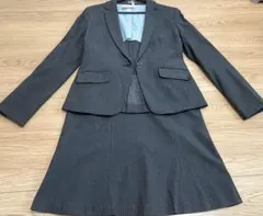 Perfect Suit Factoryストライプスーツスカートセットグレー