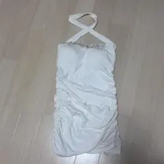 キャバドレス キャバクラ オフホワイト S