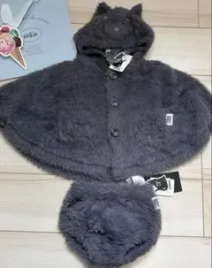 新品タグ付き❤️ジェラピケ　可愛いふわふわ ポンチョセット　プレゼントにも♪