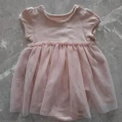 H&M ピンク フリル付きドレス 60cm