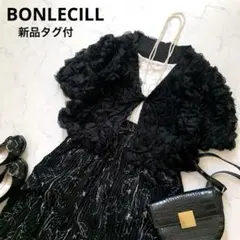 新品タグ付　BONLECILL ボンルシール　フラワーチュールボレロ　黒のサムネイル