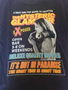 ほぼ未使用HYSTERIC GLAMOUR プリントTシャツ Sサイズ ブラック