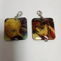 劇場版 Fate stay night 間桐桜 遠坂凛 メタルチャーム セット - メルカリ