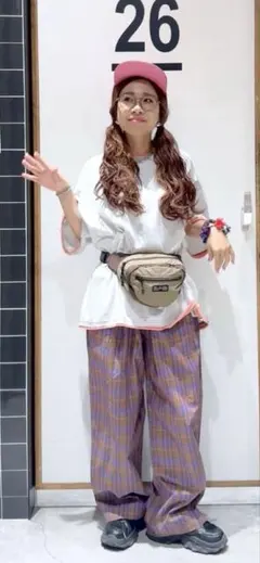 新品　ニコアンド　ルーズネックレイヤードＴシャツ　ユニセックス