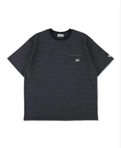 【WIND AND SEA】ネイビーボーダー ポケット Tシャツ L 1枚
