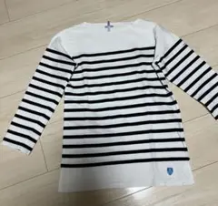 オーシバル　フレンチバスクシャツ　ブラック　サイズ02