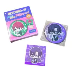 もふ　刺繍缶バッジ（ねじまき）