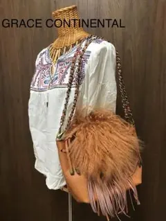 grace continental ファー2wayバッグ