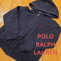 ポロラルフローレン パーカー　フード付き　パーカー　ネイビー　キッズ
