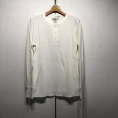 新品 avirex アヴィレックス サーマル ヘンリーネック Tシャツ ロンT