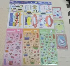 サンリオキャラクターズ　シール　まとめ売り＋トレカ＋おまけ