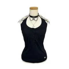 BURBERRY BLUELABEL ホルターネック タンクトップ　ノバチェック