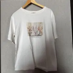 studio CLIP Tシャツ ホワイト 花柄のサムネイル
