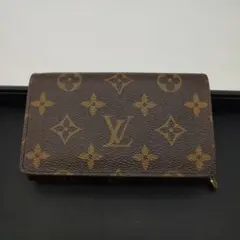 ⑦Louis Vuitton モノグラム 二つ折り財布 ポルトモネビエトレゾール