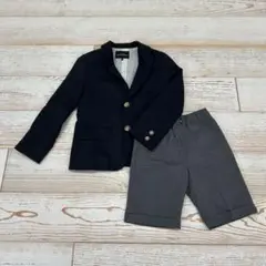 美品green label relaxing 紺ブレショートパンツセット　入学式