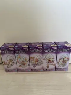 【未開封】ワーコレ ルフィ ギア５SPECIAL 通常カラー コンプセット