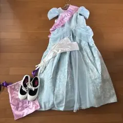 ディズニー　ビビディバビディブティック　シンデレラドレス　140