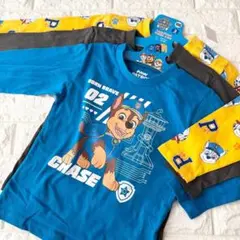 【100サイズ】パウ・パトロール キッズ 長袖Tシャツ 3枚組 ディズニー