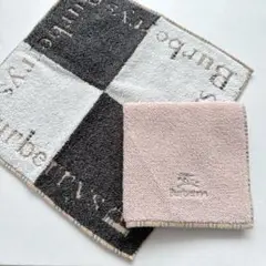 BURBERRY バーバリー タオルハンカチ 2枚セット ①