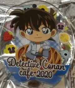 名探偵コナン　コナンカフェ　プラザ　2020 アクリルバッジ　工藤新一