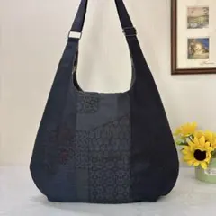 ショルダーバッグ✤774大島紬✨ハンドメイド、帯、着物リメイク - メルカリ