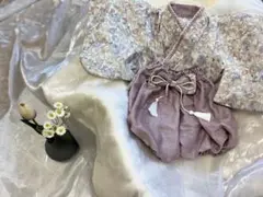 M様専用　ベビー袴風　女の子