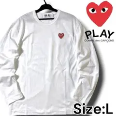 L 新品 PLAY COMME des GARCONS ギャルソン 長袖Tシャツのサムネイル