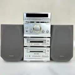 Panasonic CONCISE-mini ミニコンポ　スピーカーセット　リモコン付き Panasonic ミニコンポ CONCISE-mini 動作確認済み - メルカリ