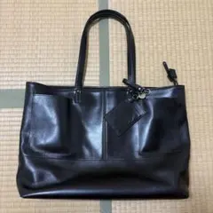 未使用級 Felisi フェリージ 09-52/4 トートバッグ 黒 大容量 - メルカリ