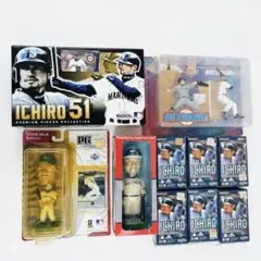 MLB イチロー選手フィギュア 9体セット写真1〜3枚。 - メルカリ