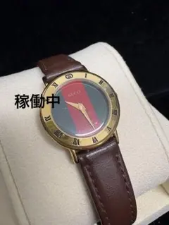 未使用級 GUCCI グッチ 万年筆 金ニブ M字 シェリーライン 替インク付