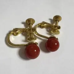 珊瑚　イヤリング