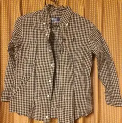 ポロ・ラルフローレン　 チェック柄長袖シャツ　140サイズ