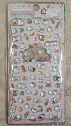 シマエナガ ジュエルプチドロップ シール だいふく 大福 正規品