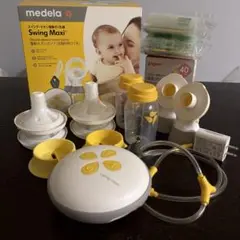 medela 電動搾乳機 R7/7月購入 USB充電器があればすぐ使用可能