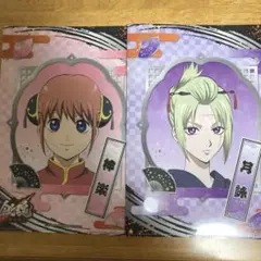 銀魂 吉原大炎上 クリアファイル 新八・神楽、月詠 2枚セット