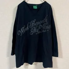 ベット・ミドラー ライブ 【XL】 Tシャツ 黒 翼 ラインストーン レア