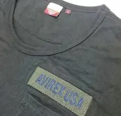 美品レディース　アヴィレックス Tシャツ L ブラックのサムネイル