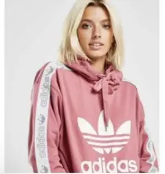 希少ADIDAS ORIGINALS アディダス パーカー ピンク