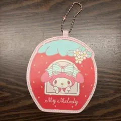 My Melody マイメロディ　いちご型パスケース