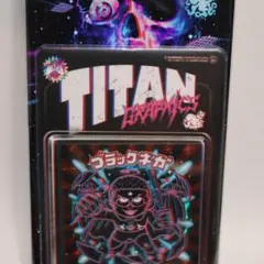 【97】TITAN GRAPHICS ブラックネガ メガネ付き