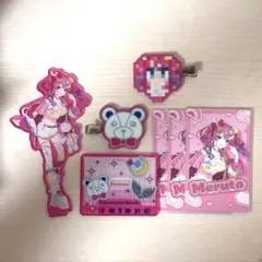 にじさんじ 倉持めると デコラ ヘアクリップ アクリルスタンド チェキ