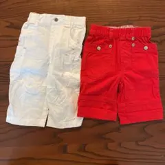 ディーパム パンツ　赤白 2本セット70㎝のサムネイル