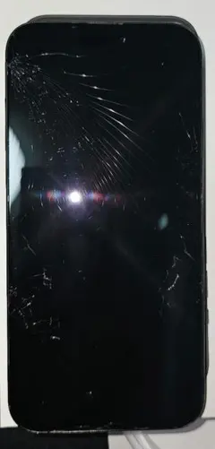 iPhone15 Pro Max 256GB 液晶ひび割れ　ジャンク扱い　箱あり