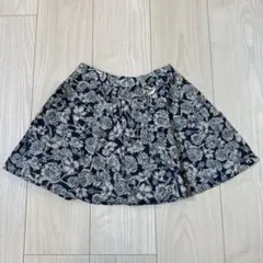 タルティーヌエショコラ 花柄スカート アジャスターつき　110cm