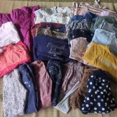 120cm女の子　秋冬服　29点セット まとめ売り ダウン　アウター