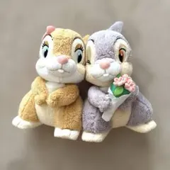【C249】 ディズニー ミスバニー＆とんすけ くっつきぬいぐるみのサムネイル