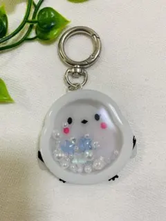 シマエナガ　シャカシャカキーホルダー　桜②